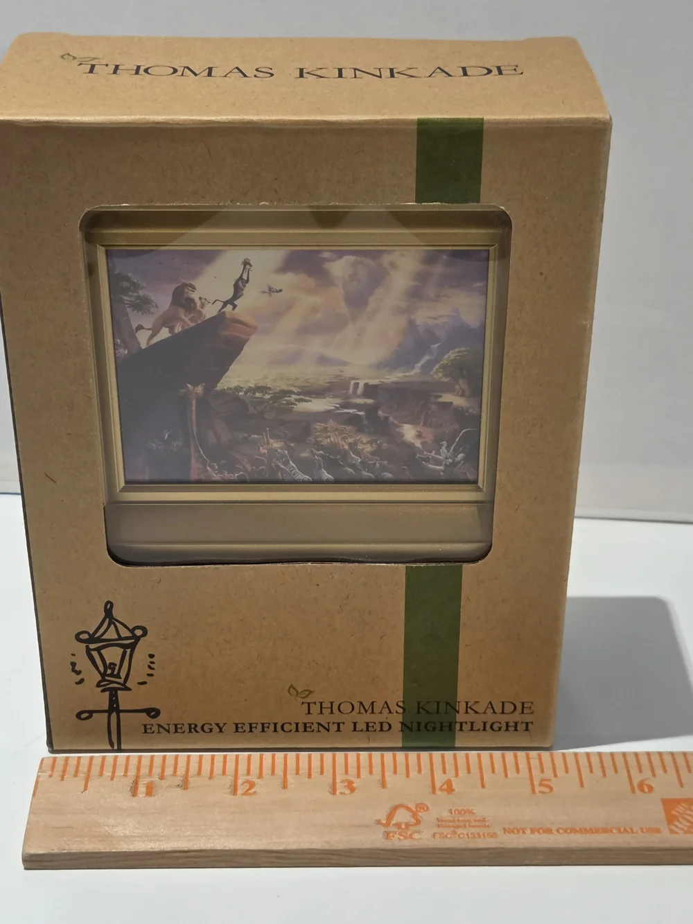 Thomas Kinkade Nightlight The Lion King Simba Pride Rock LED NEW IN BOX